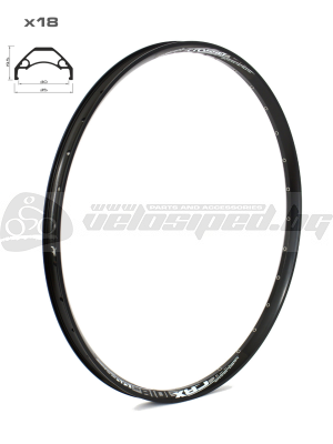 AM RIM 27.5 X18 32H ΟΠΕΣ ΜΑΥΡΕΣ
