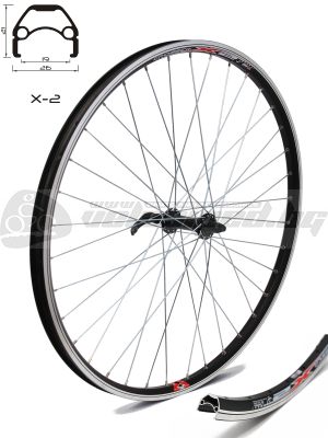 AM ΤΡΟΧΟΣ F 28 X2 ΜΑΥΡΟΣ 36H ΟΠΕΣ JY751 QR BLK UCP ΑΚΤΙΝΕΣ