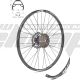 AM WHEEL R 26 X11 ΜΑΥΡΟ 32H ΟΠΕΣ SHIMANO AFHTX5058BZB QR ΔΙΣΚΟΣ CASS ΚΕΝΤΡΙΚΗ ΚΛΕΙΔΑΡΙΑ ΜΑΥΡΕΣ ΑΚΤΙΝΕΣ + ASM