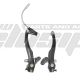 CROSSER ALLOY V-BRAKE TX115C ΕΜΠΡΟΣ ΜΑΥΡΟ