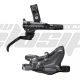 Дискова спирачка сглобен сет Shimano J-KIT DEORE BL-M6100(R) BR-M6100(R) 1700мм черен