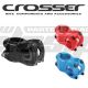 Στυπτηρία ποδιών. CROSSER MA-50 31.8mm 28.6mm προέκταση 40mm Μαύρο / Κόκκινο / Μπλε